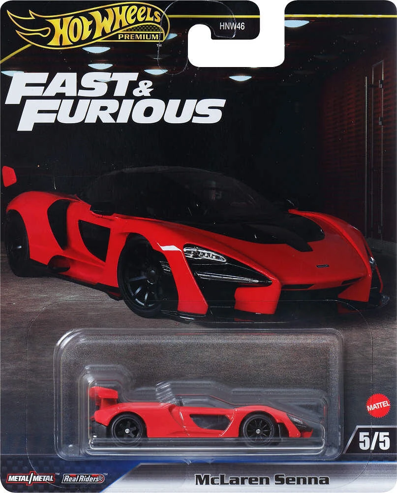 Hot Wheels Premium Fast & Furious Voiture McClaren Senna pour collectionneurs adultes