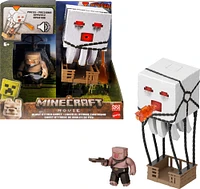 Minecraft Blast Attack Ghast Action Figure Set with Lights, Sounds & More Inspired by the Movie