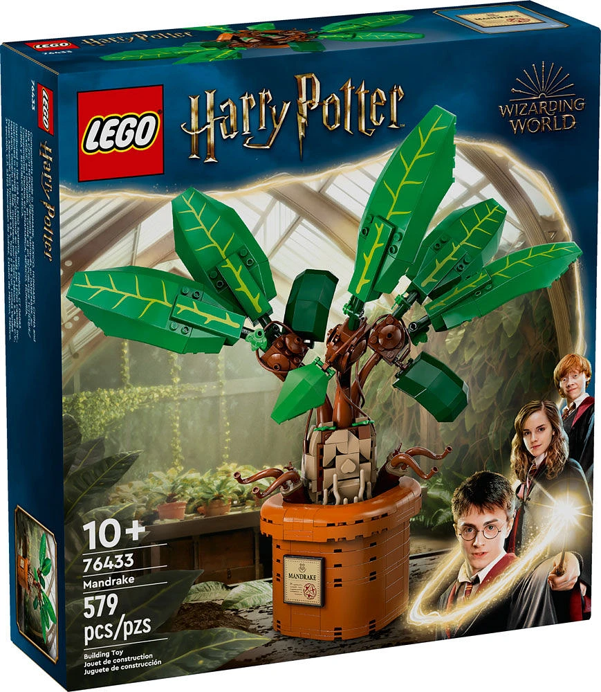 LEGO Harry Potter La mandragore Jouet de plante, cadeau magique 76433