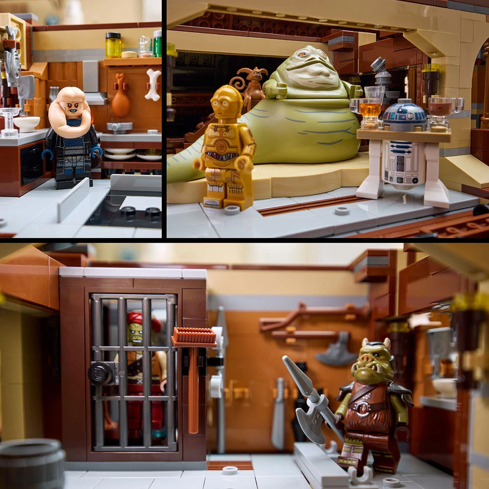 LEGO Star Wars La barge à voiles de Jabba Ensemble à exposer de la série de collection suprême pour les adultes 75397