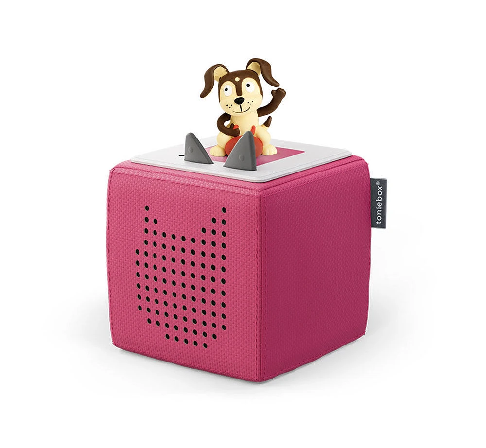 Toniebox - Ensemble de démarrage rose Playtime Puppy - Bilingue