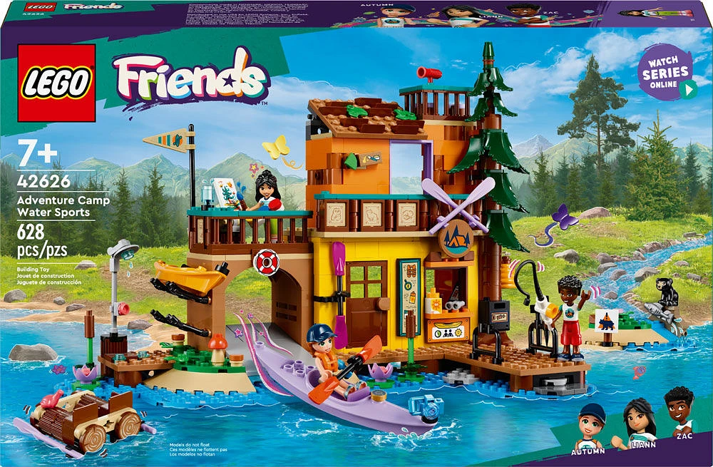 LEGO Friends Adventure Camp Water Sports Building Toy for Role Play, Gift Idea for Kids 42626