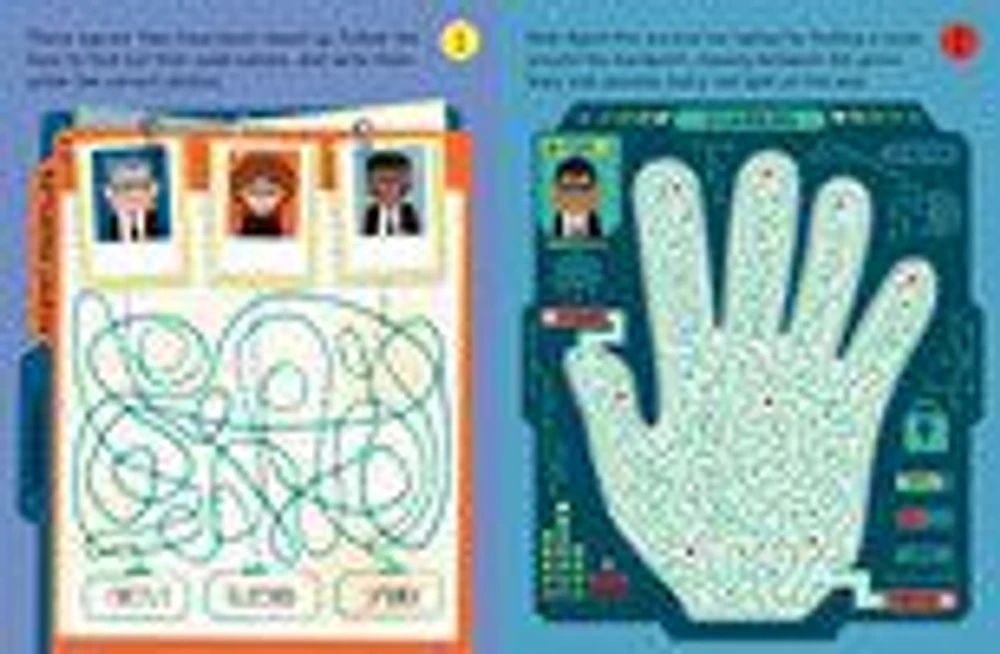 Usborne Minis: Spy Mazes - Édition anglaise