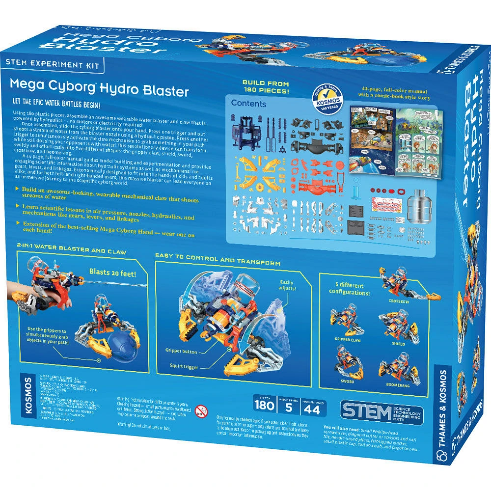 Mega Cyborg Hydro Blaster - English Edition