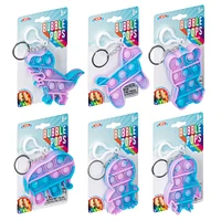 ALEX - Bubble Pop Key Chain Tye Dye - One per purchase