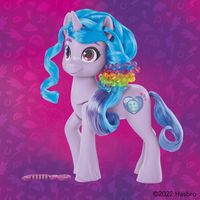 My Little Pony: Make Your Mark Toy See Your Sparkle Izzy Moonbow -- 8-Inch  Pony for Kids that Sings, Speaks, Lights Up - My Little Pony