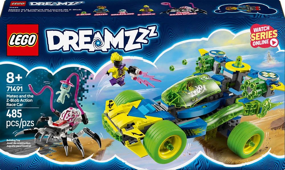 LEGO DREAMZzz Mateo and the Z-Blob Action Race Car Building Toy - Fantasy Toy Car for Pretend Play - 71491