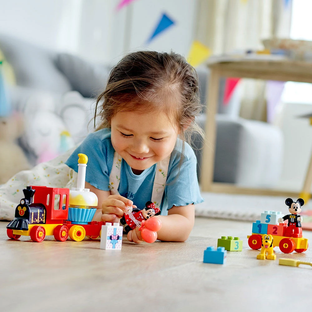 LEGO DUPLO Disney Le train d'anniversaire de Mickey et Min 10941 (22 pièces)