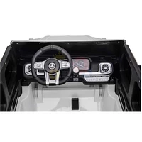 KidsVip 24V Enfants et Tout-Petits Mercedes G Series 4x4 Voiture Eléctrique avec Commande à Distance - Blanc - Édition anglaise