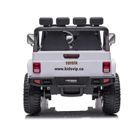 KIDSVIP Licensed Toyota Land Cruiser 2-Seater Kids' 4X4 24V Ride-On Truck w/ RC