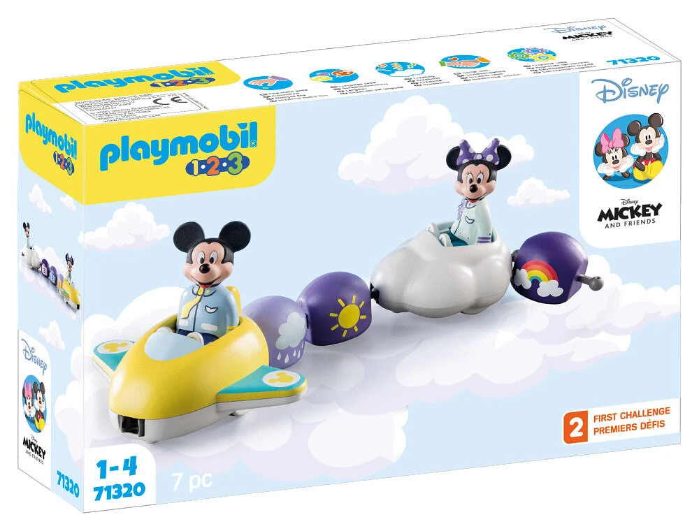 Playmobil - 1.2.3 and Disney: Train des nuages de Mickey et Minnie