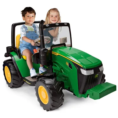 John Deere Dual FC 12V Ride-On Tractor