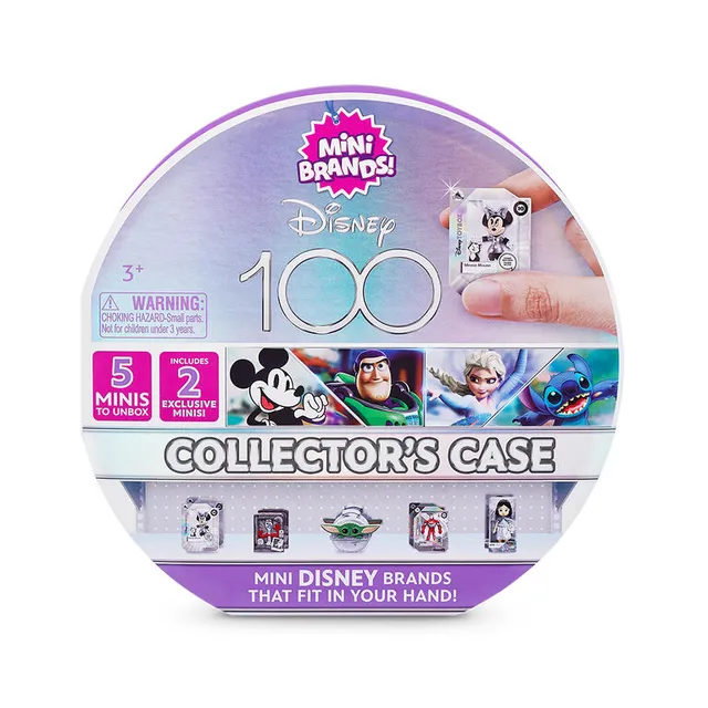  Mini Brands Disney 100 Platinum Capsule by ZURU Limited Edition  with Platinum Minis, Celebrate Disney 100 : Toys & Games