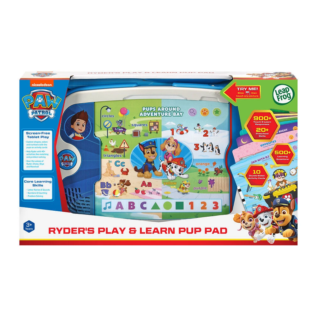 LeapFrog PAW Patrol: Pat Patrouille - TactiPad Missions éducatives - Édition  anglaise