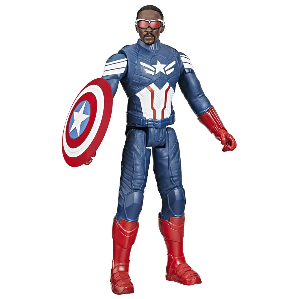 Marvel Studios Captain America Brave New World, Titan Hero Series Captain America Action Figure