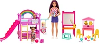 Barbie-Skipper Premiers Jobs Coffret Garderie-Poupées et accessoires