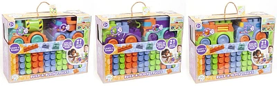 Roo Crew Build-A-Block Trucks - 1 per order, colour may vary (Each sold separately, selected at Random)