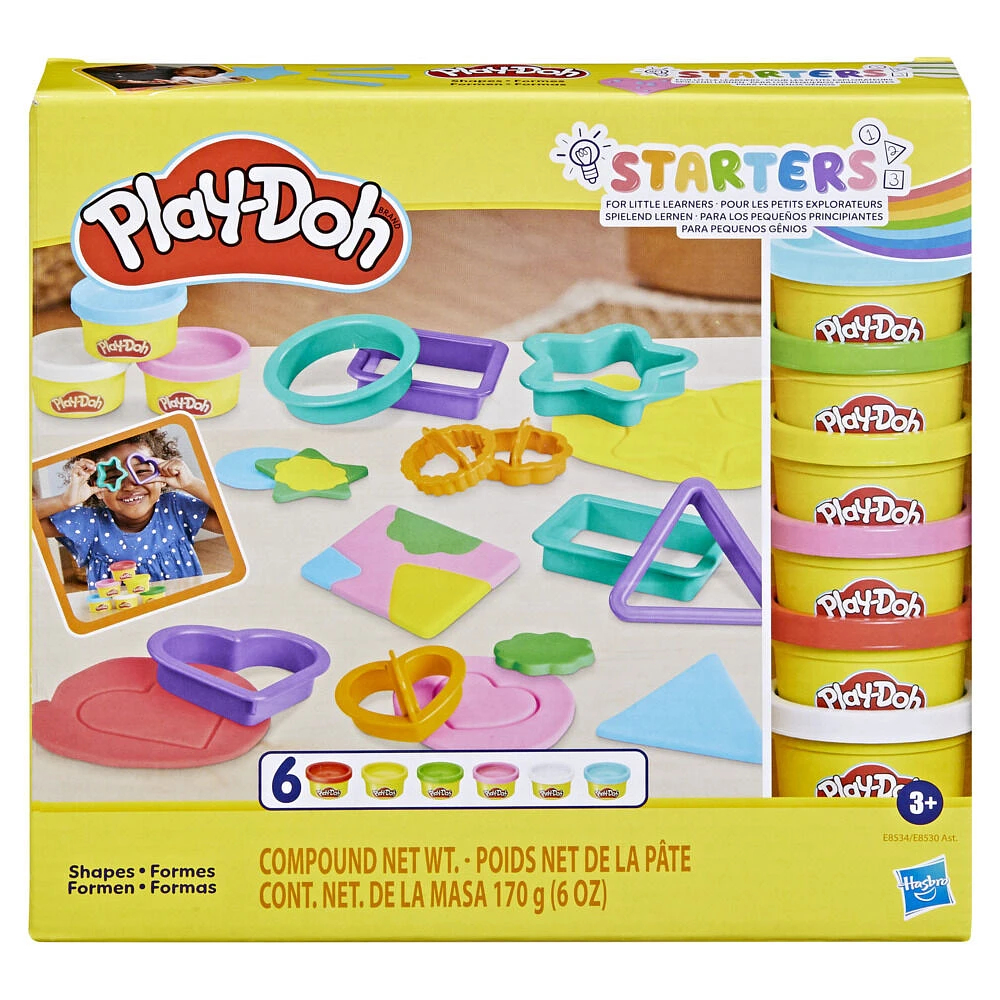 Play-Doh Mes premiers apprentissages - Les Formes, loisirs créatifs avec pâte à modeler pour le préscolaire