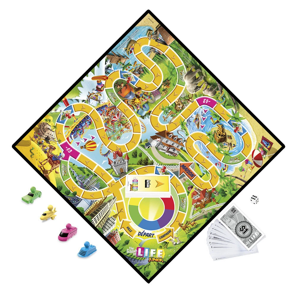 The Game of Life Junior Board Game (English Version)