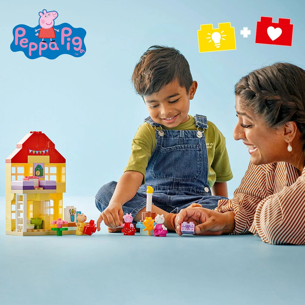 Ensemble de jeu LEGO DUPLO La maison d'anniversaire de Peppa Cochon 10433