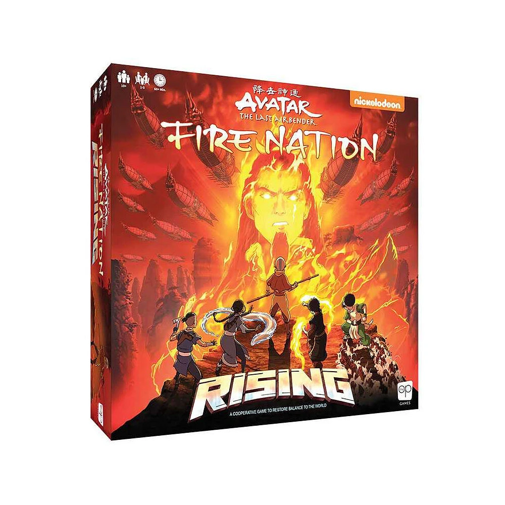 USAopoly Avatar: The Last Airbender Fire Nation Rising Board Game - English Edition