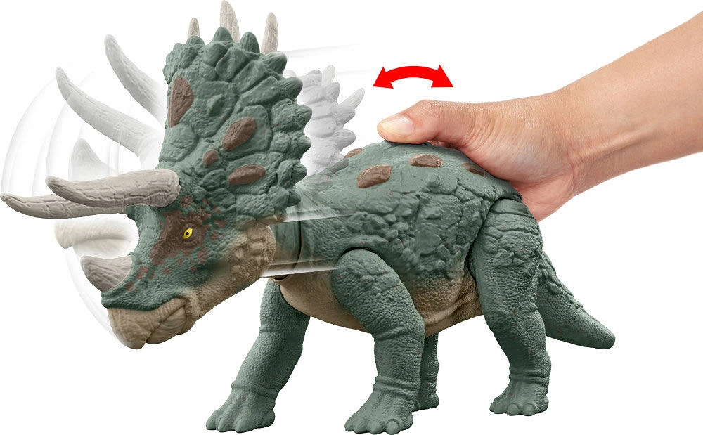 Jurassic World Gigantic Trackers Triceratops Dinosaur Action Figure