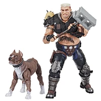 G.I. Joe Classified Series #135, Dreadnok Road Pig & Rawkus Action Figure & Pet Dog Pitt Bull Figure