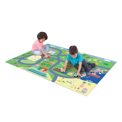 MEGAMAT - Tapis de jeu Jumbo Peppa Pig - L'assortiment peut varier