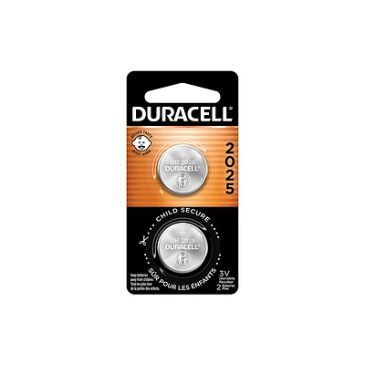 2025 Pile Bouton Lithium Duracell - paquet de 2