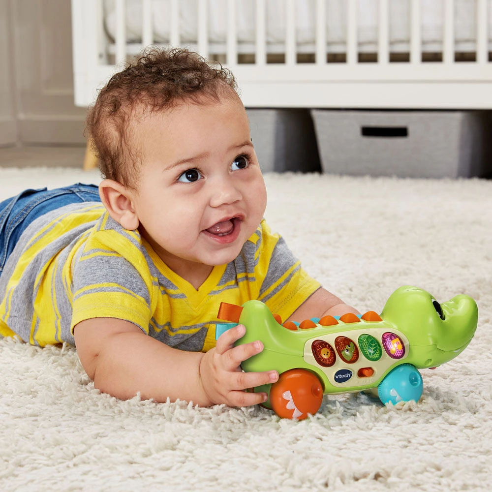 VTech Squishy Spikes Alligator - French Edition