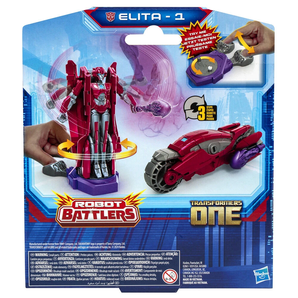 Transformers One Robot Battlers Elita-1 Action Figure