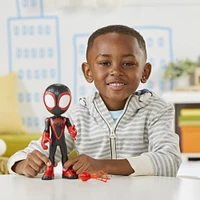 Marvel Spidey and His Amazing Friends Supersized Miles Morales: Spider-Man Action Figure