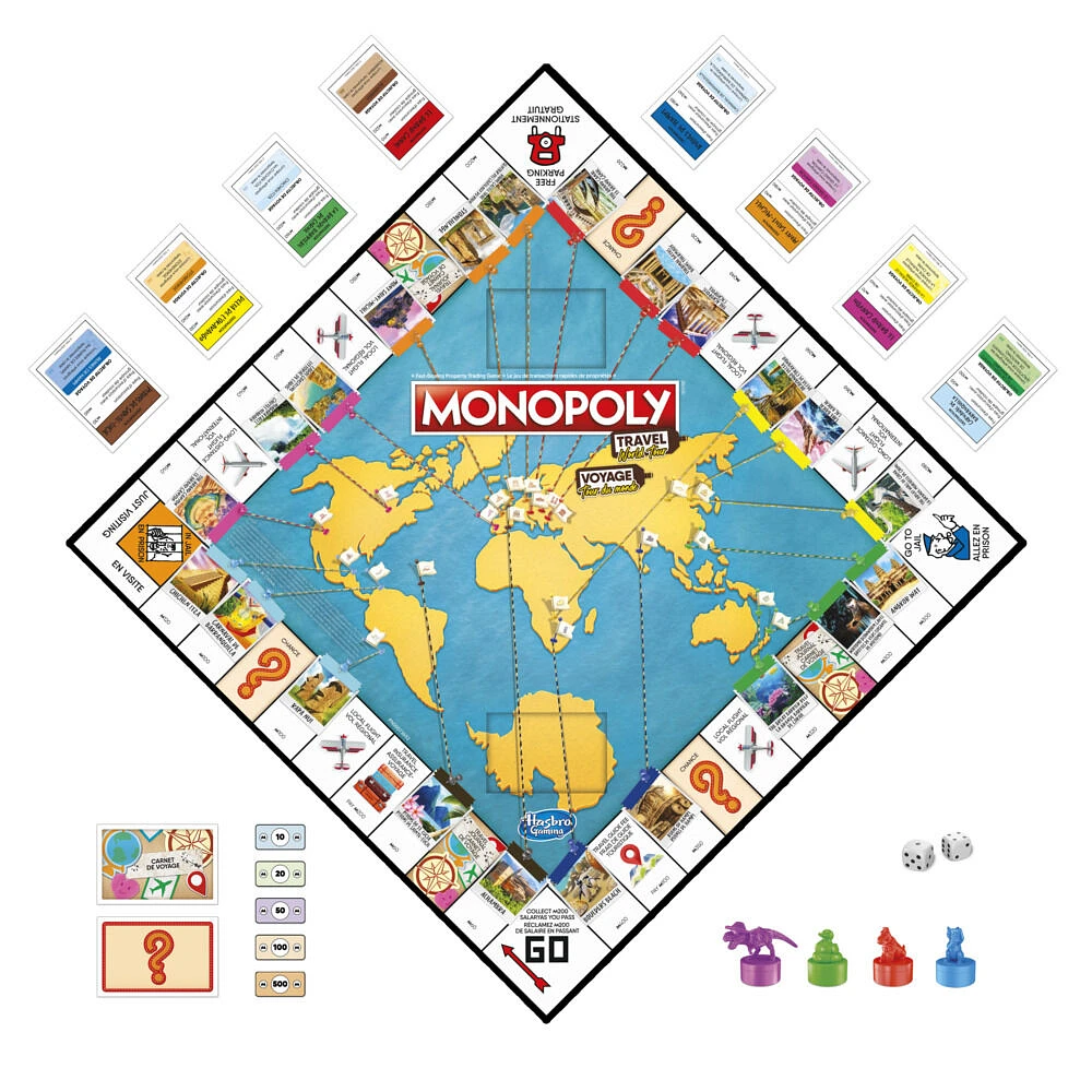 Monopoly Travel World Tour Board Game