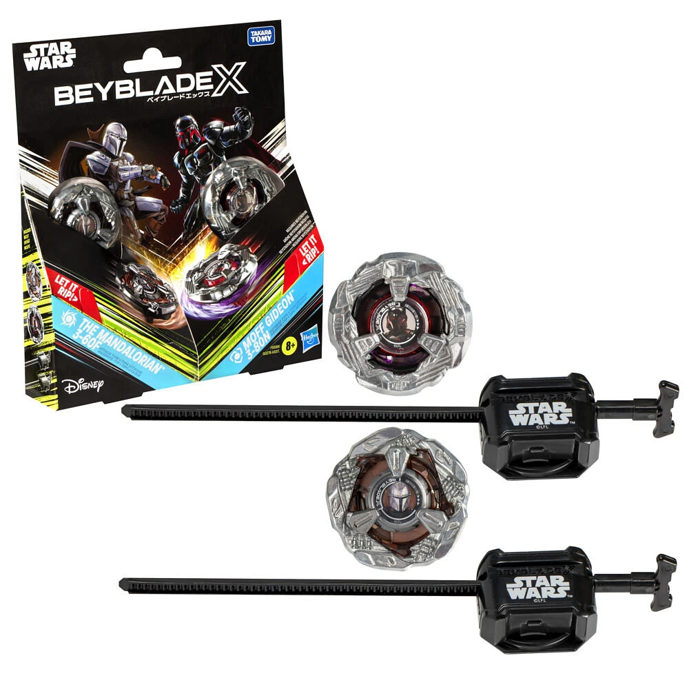 Beyblade X et Star Wars Collab The Mandalorian 3-60F vs. Moff Gideon 3-80N, multipack