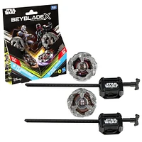 Beyblade X et Star Wars Collab The Mandalorian 3-60F vs. Moff Gideon 3-80N, multipack