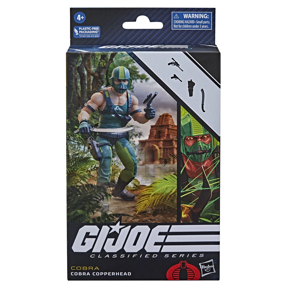 G.I. Joe Classified Series Cobra Copperhead, Collectible G.I. Joe Action Figures, 72, 6 Inch Action Figures For Boys and Girls
