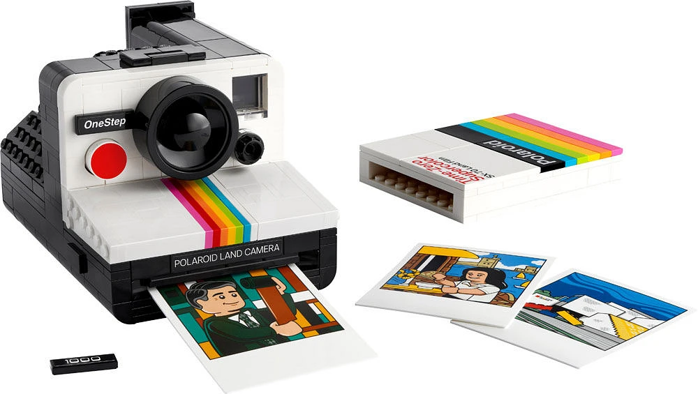 LEGO Ideas Polaroid OneStep SX-70 Camera Gift for Photographers 21345