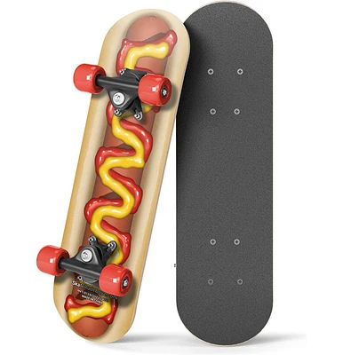 Rudeboyz Mini Skateboard - Hot Dog - 17"