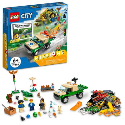 LEGO City Wild Animal Rescue Missions 60353 Building Kit (246 Pieces)