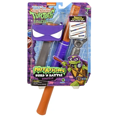 Tales of Teenage Mutant Ninja Turtles: Mutations Build N Battle Donatello Bo Staff Basic Role Play Set