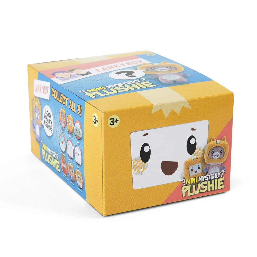 Mini peluches mystères 15 cm LankyBox - présentoir