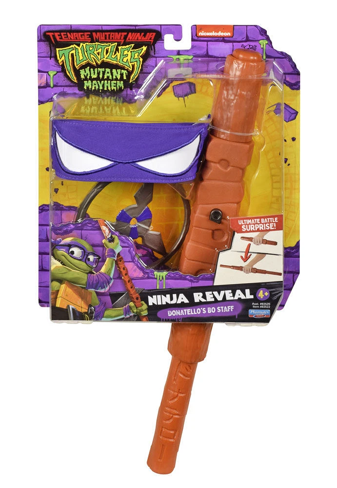 Les Tortues Ninja Mutantes : Mutant Mayhem Donatello Bo Staff Basic Role Play Set