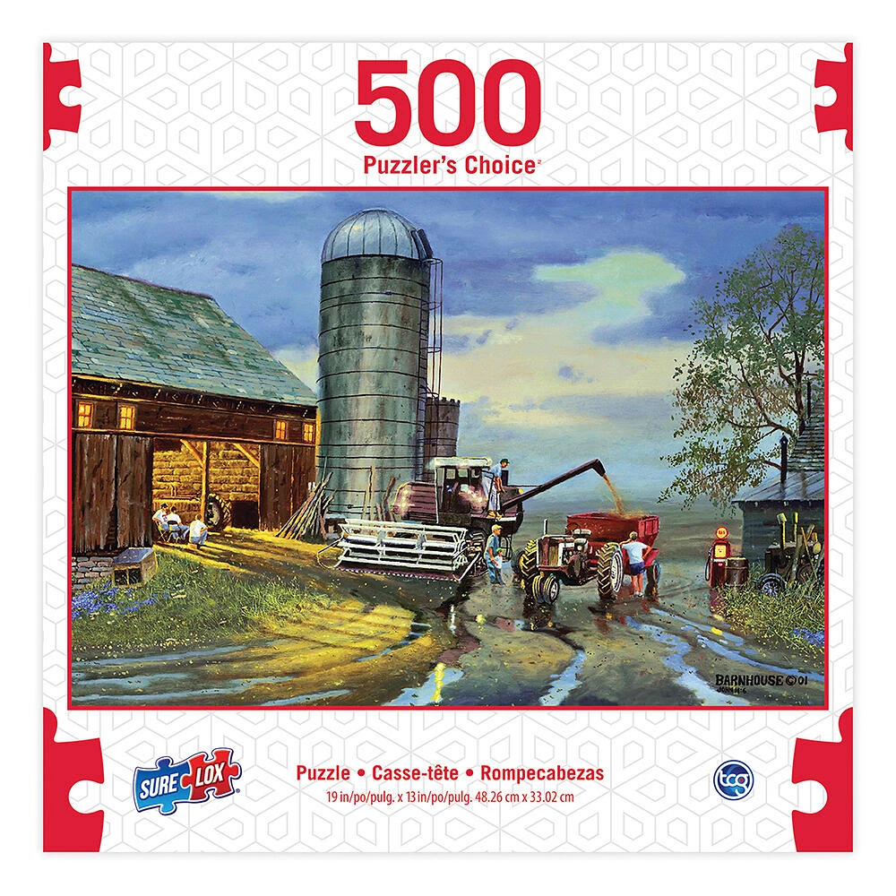 SureLox Puzzles - Puzzlers Choice Collection - Golden Harvest - 500 Pieces - English Edition