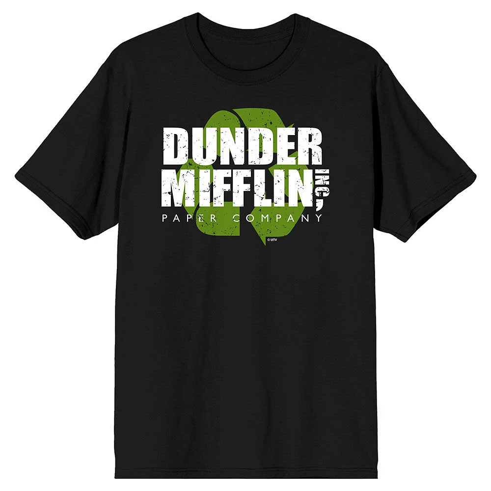 The Office Dunder Mifflin Inc Black T-Shirt