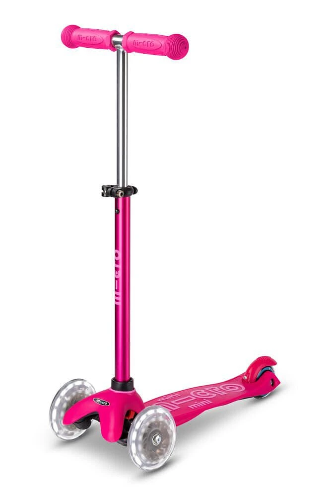 Trottinette Micro Mini2Grow Deluxe Led/Rose