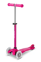 Trottinette Micro Mini2Grow Deluxe Led/Rose