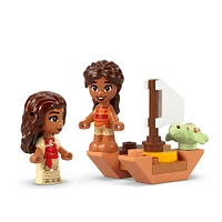 LEGO Disney Les jeux de Moana sur l'île, Modèle à construire avec maison pour minipoupée 43260