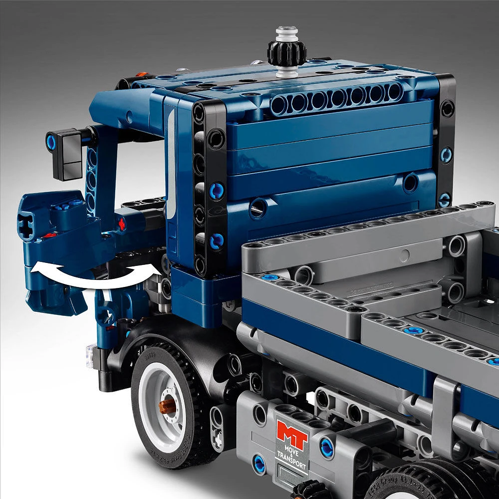 LEGO Technic Le camion à benne basculante, Ensemble de jouet pour enfants, Véhicule de construction bleu 42203