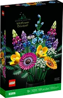 LEGO Botanicals Le bouquet de fleurs sauvages; asters et coquelicots, plante d'intérieur 10313