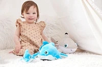 BabyBuddies 5" Mini Plush Light-Up Eyes Sleepy Orly Dolphin Turquoise